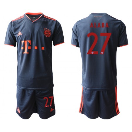Fußballtrikots FC Bayern München ALABA 27 Kinder 2019-2020 Kurzarm Ausweichtrikot kaufen